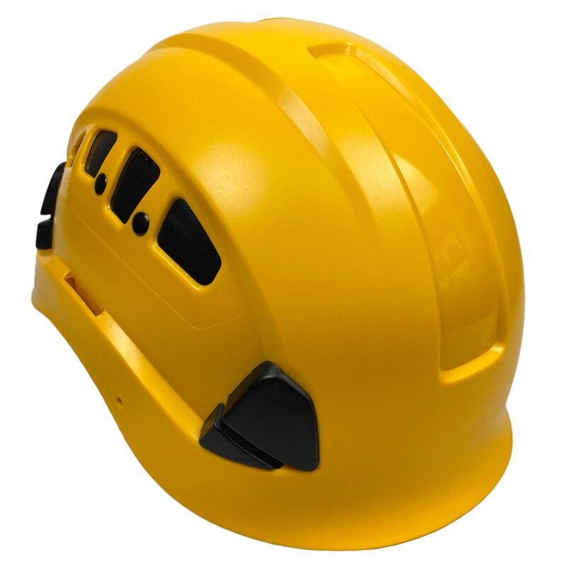 Darlingwell Veiligheid Harde Hoed Ademend Vents Helm Buitensporten Rijden Climing Rescue Multifunctionele Werk Cap: YELLOW