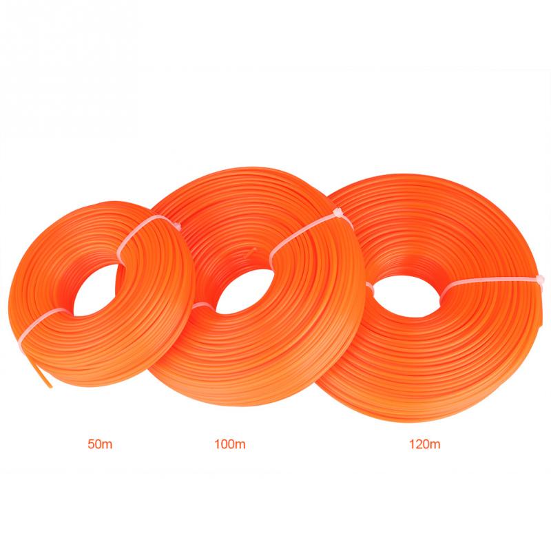 2.4mm trimmer linje nylon ledning tråd rund streng bensin gress trimmer hageverktøy