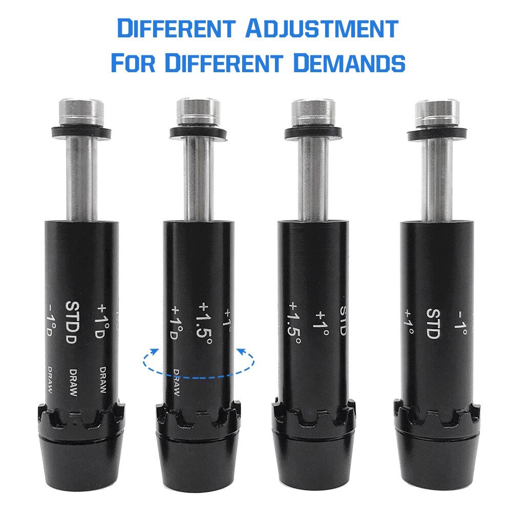 Aluminium Alloy Adjustable Golf Shaft Adapter Shaft Sleeve Adapter Replacement Compatible with Callaway Flash Fairway Woods