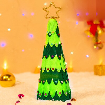 Christmas Tree Children Art&amp;Craft Handcraft Activity Decor DIY Christmas Tree Material Package Handmade Christmas Tree: 8