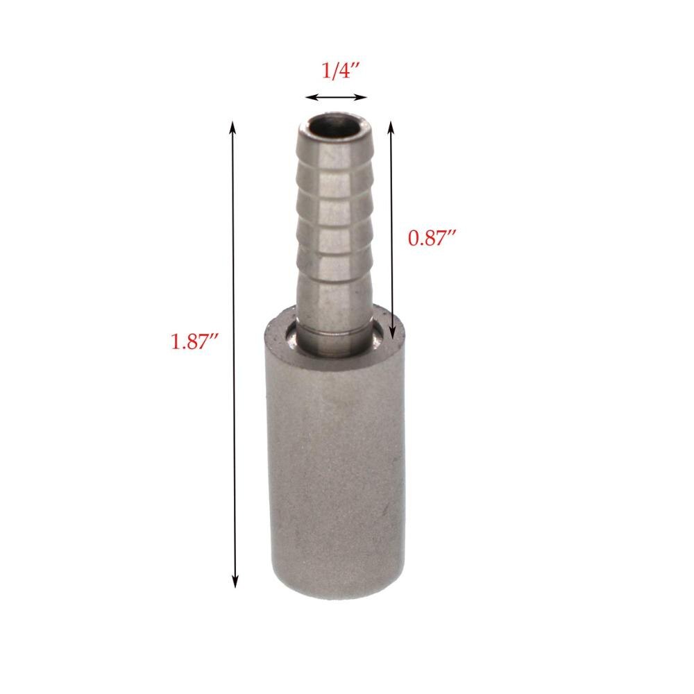 Pedra de oxigênio de 0.5 mícrons-pedra de difusão homebrew, 1/4 "farpa