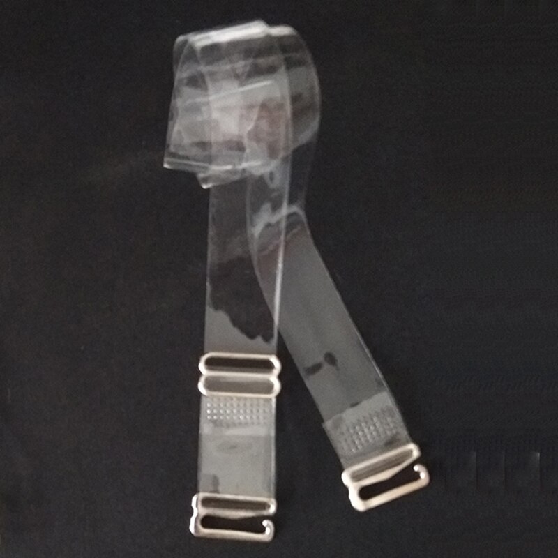 1cm 1.5cm 1.8cm kvinder skridsikker silikone bh-stropper metalspænde usynlig bh-rem justerbar klar bh-forlænger