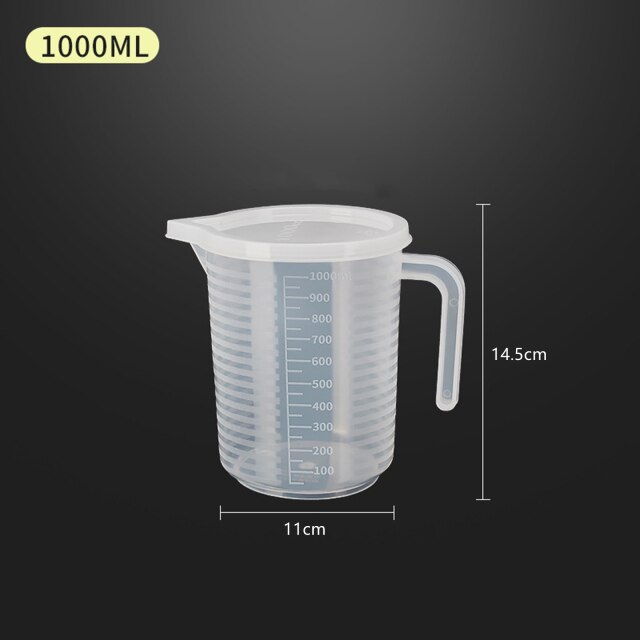 Large Measuring Container Great Pool Measuring Cup Chemicals Also Used For Motor Oil Measuring , Lawn Measuring, Lye Container: 1000ml