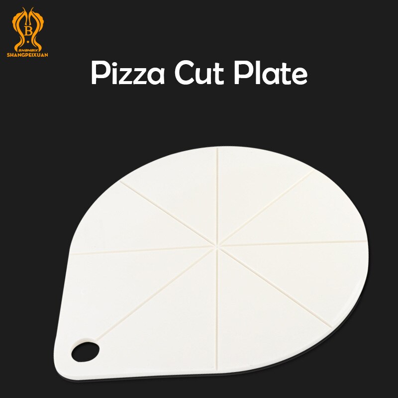 Round Pizza Cut Plate Portion Maker Plastic Pizza Even Divider Cutting Plate for 12 inch Pizza Pizza Baking Tools