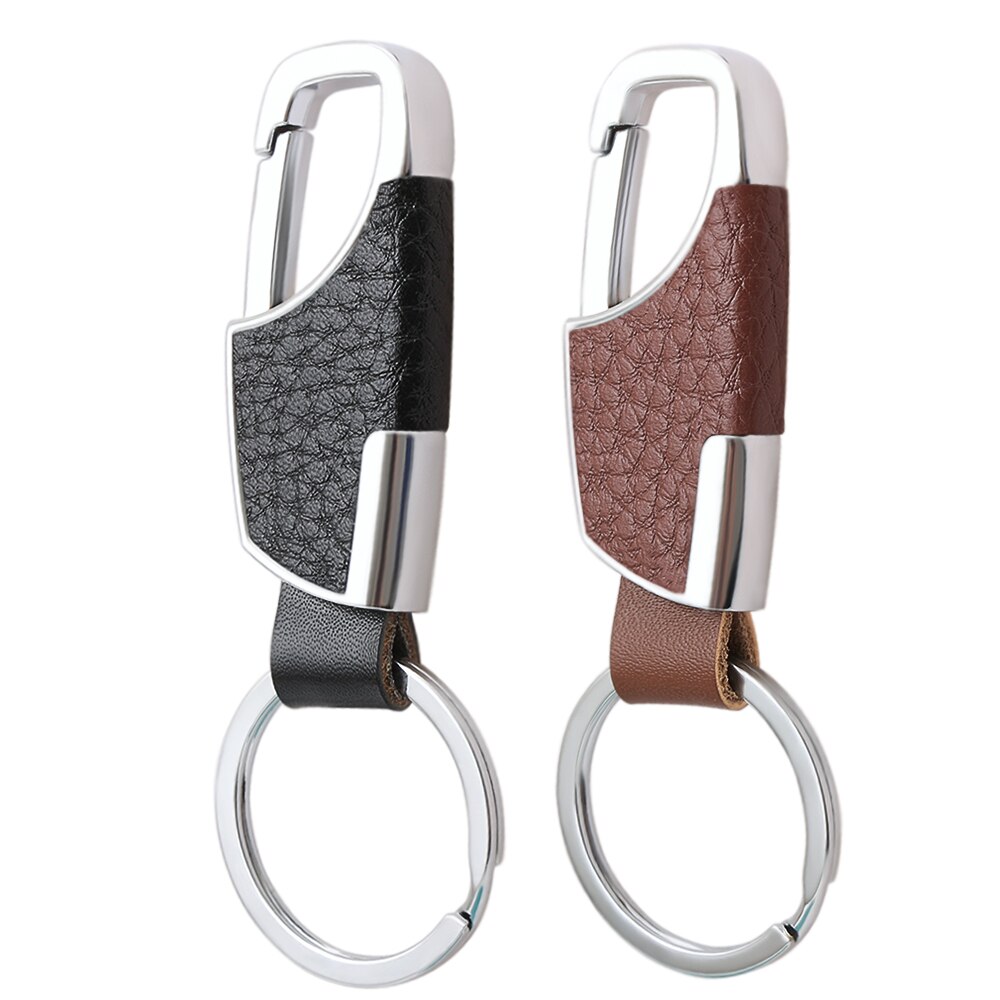 Metal Leather Keychain For Mitsubishi RalliArt Lancer 10 Asx Ralli Art Auto KeyRing Keychain Accessories