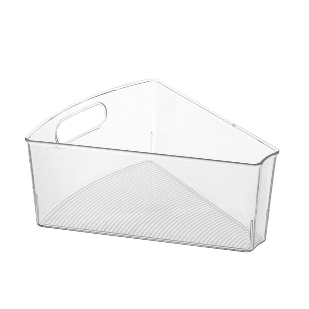 Refrigerator Organizer Bins Stackable Fridge Organizers Storage Box with Cutout Handles for Freezer Cabinets FP8: 7