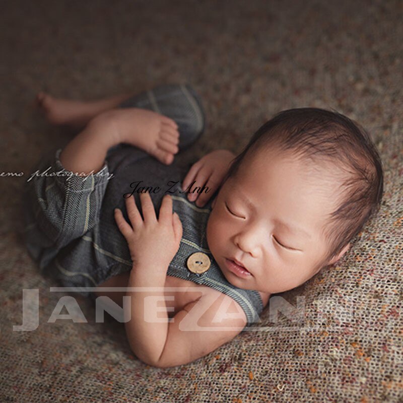 Jane Z Ann -né bébé messieurs ceinture pantalon avec chapeau infantile Studio photographie tenues bébé douche nouveauté