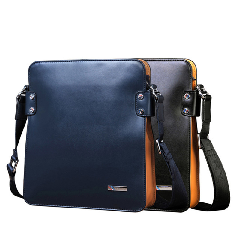 Stiksels Kleur PU Zakelijke Professionals Reizen Eenvoudige Mode Messenger Bag Grote Capaciteit Multifunctionele Messenger Bag