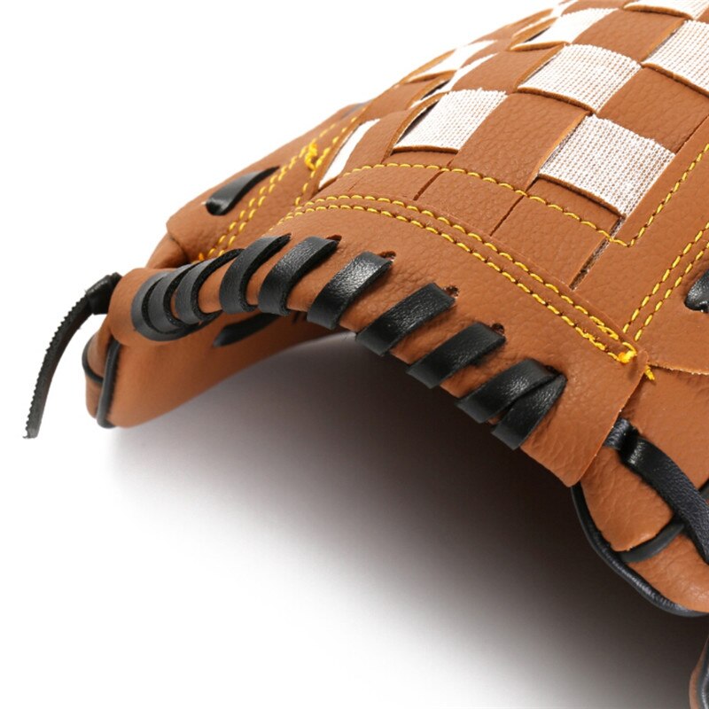 Utendørs sportsutstyr tre farger softball øvelsesutstyrbaseball hanske for voksen mann kvinne