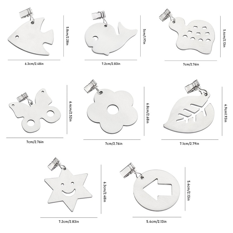 Tablecloth Weights With Metal Table Clip Weights Clamps For Outdoor DIY Hanging Cloth Party Garden Picnic Table Covers Decorat*