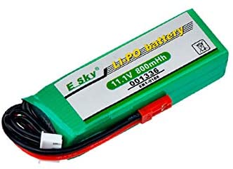 2 pcs 11.1V 800mAh Li-Po Battery for Esky EK1-0188 001336 Big LAMA E020/E515A Helicopter