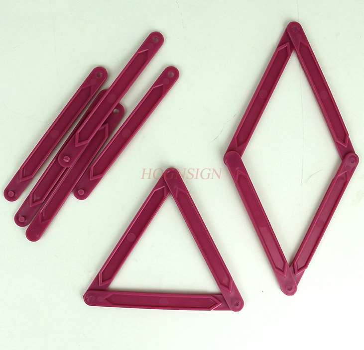 Matematik læremidler 12 stk polygonal systrimmel folkeskole matematik aktivitet vinkel regulær polygon