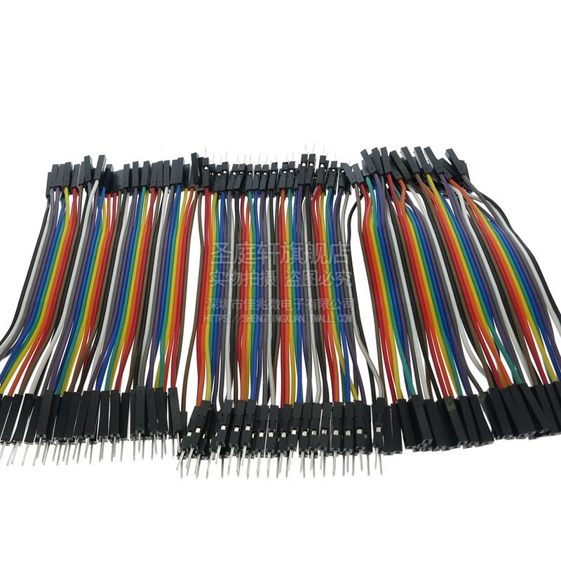 Câble Dupont, de 10 CM, 20 CM, 30 CM, avec 40 broches, Fil Connecteur, Équipé d'Entrées Mâle à Mâle + Mâle à Femelle et Femelle à Femelle, un Kit de Bricolage pour Arduino: 3kinds 120pcs / 40cm