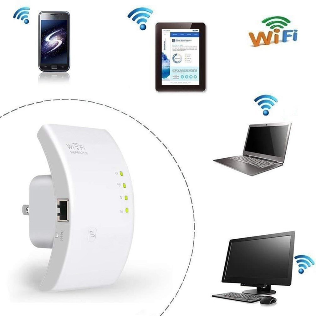 Wifi Wireless Repeater 300Mbps WiFi Extender Wireless Repeater Signal Booster Mini Signal Amplifier 2 in 1 Repeater