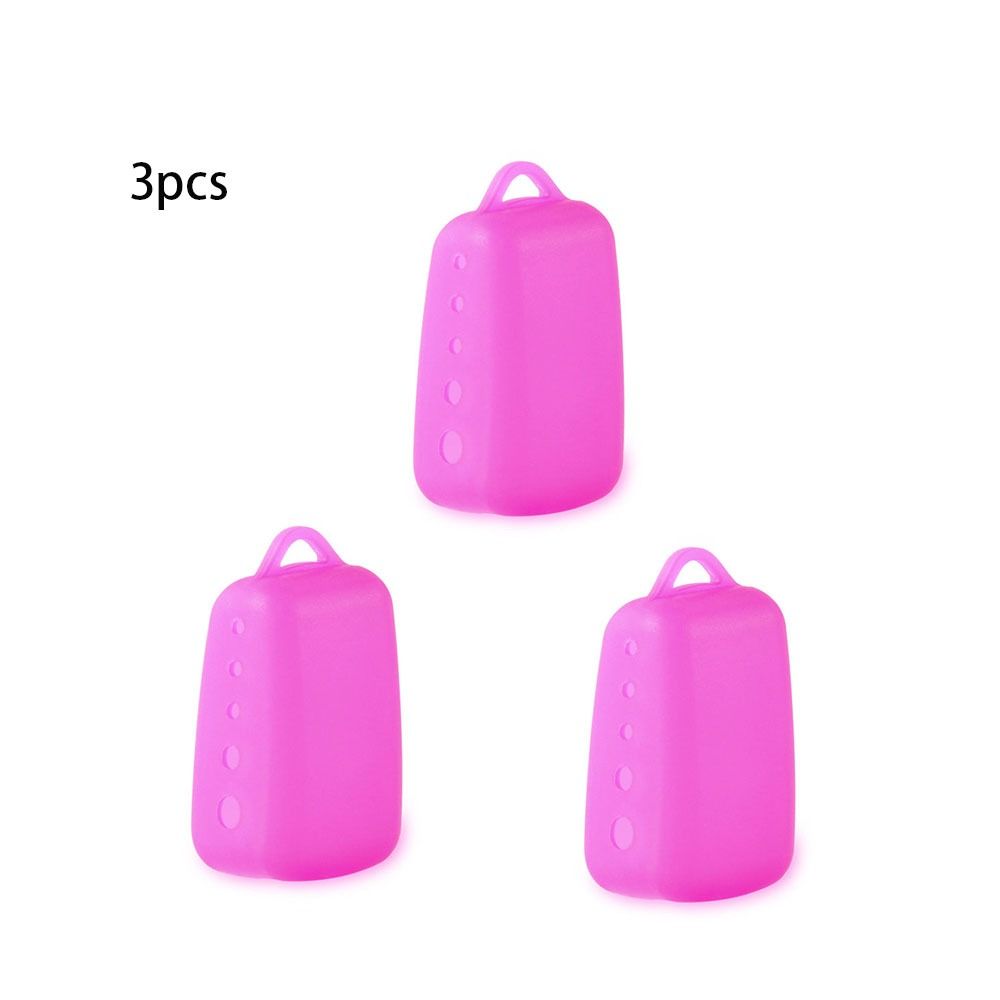 3 Stück neue Silikon Reise Zahnbürste Aufbewahrung abdeckung tragbare Zahnbürste Kopf Lagerung Zahnbürste Schale Staub Zahnbürste Box: Rosa