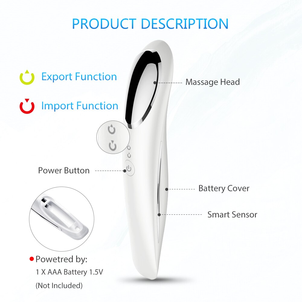 TOUCHBeauty-masajeador Facial con vibración Sónica, dispositivo de cuidado de la piel sin arrugas, limpiador hidratante profundo, para la piel del rostro, TB-1666
