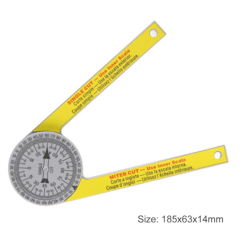 High-accuracy Level Angle Gauge Ruler Woodworking Dial Protractor ABS Inclinometer Goniometer Measuring Instruments