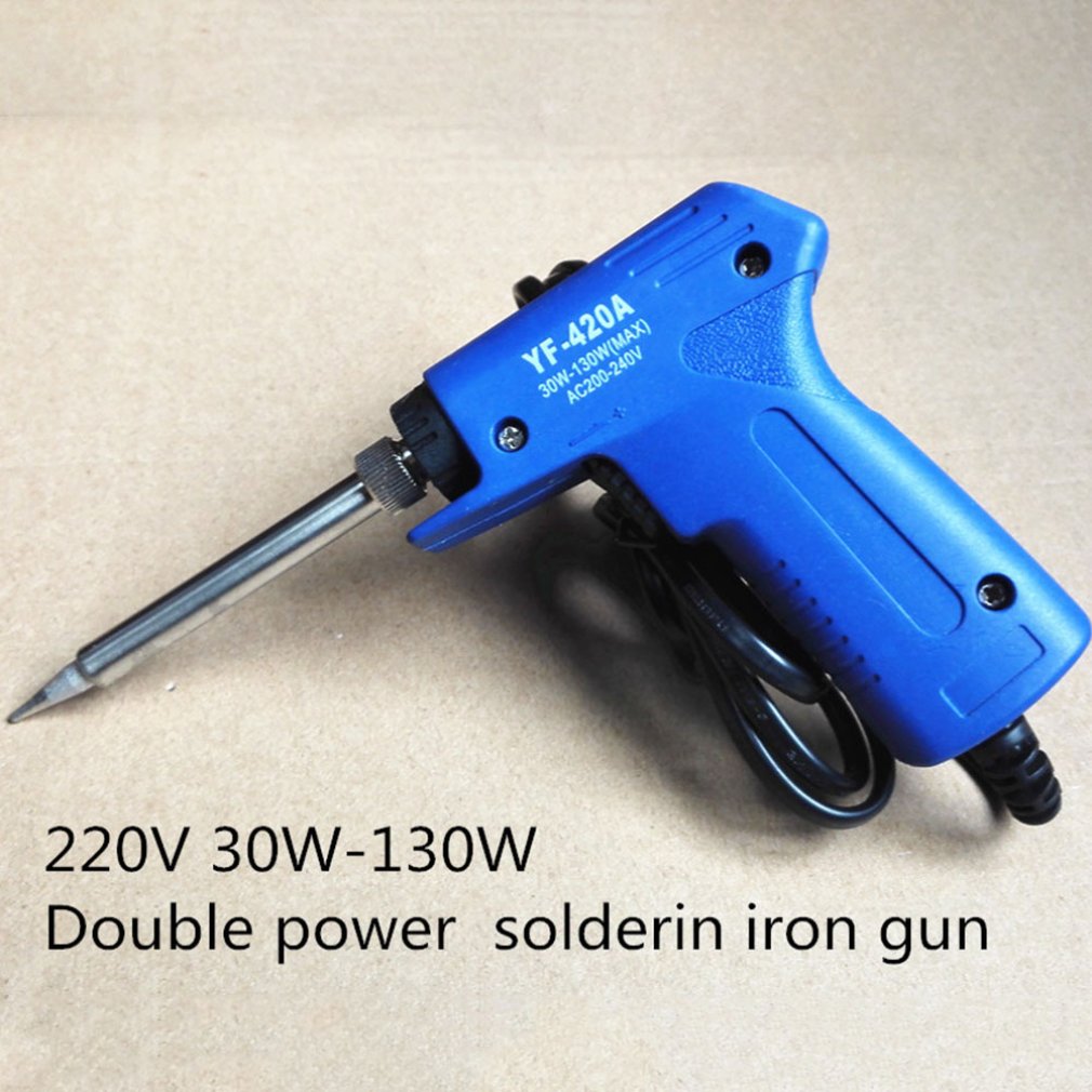 Elektrische Soldeerbout Dubbele Power Gun Elektrische Soldeerbout Aanpassen Gun 30W-130W 220V Snelle Solderen ijzer