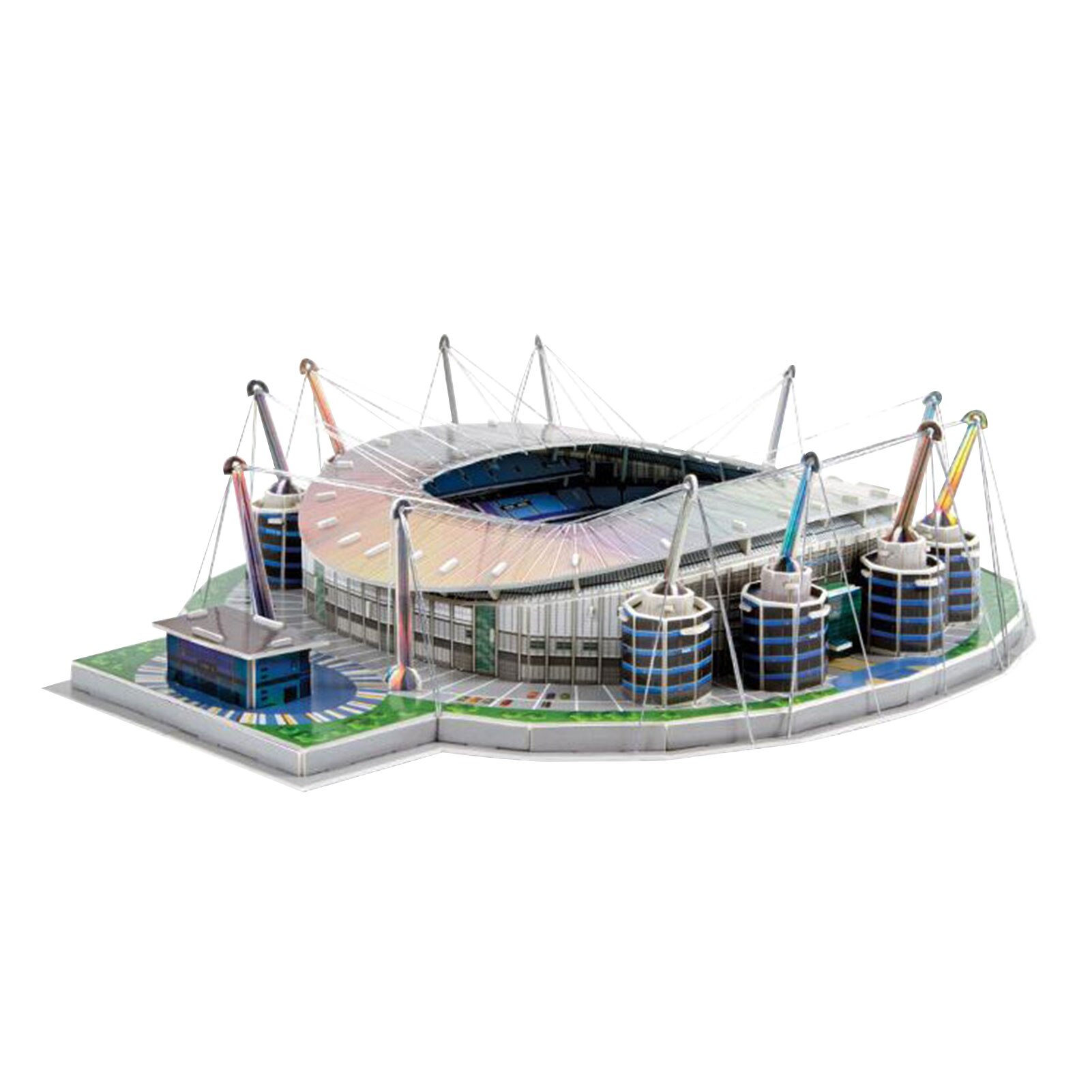 3D Stadium Puzzel Stadion Model Building Kit Voor Kinderen Volwassenen: Orange