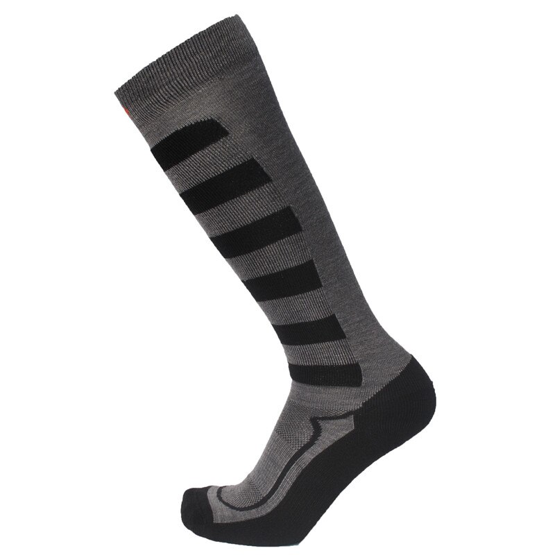 1 Pair 64%Merino Wool Thick Outdoor Sports Thermo Socks Ski Socks 2 Colors: Dark Grey / L(EU43-46)