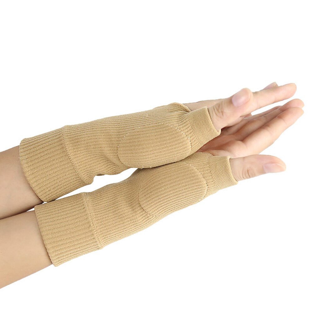 1 Paar Duim Ondersteuning Spalk Zacht Ademend Hand Pols Brace Sport Beschermende Zweet Polsband Pijnbestrijding Therapeutische Handschoenen