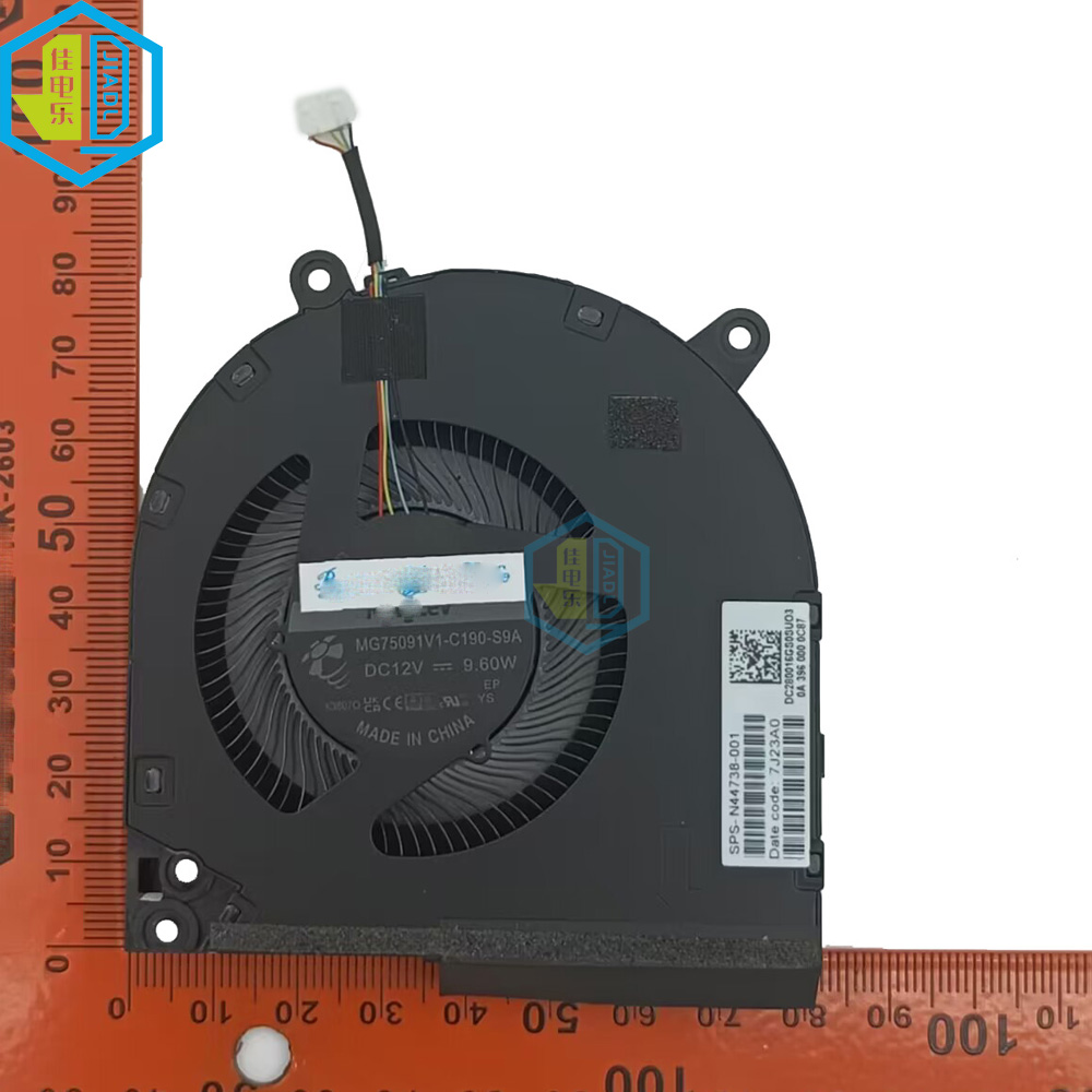 CPU GPU Fan For HP Victus 16 16-S 16-R 16-S0000 16-R0076TX DC12V N44738-001 MG75091V1 C180 C190 Gaming Laptop Cooling Fans: RED