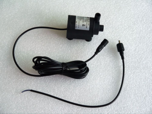 DC 6V-24V Submersible Brushless Water Pump for Solar Fountain Cooling 7M 1200L/H