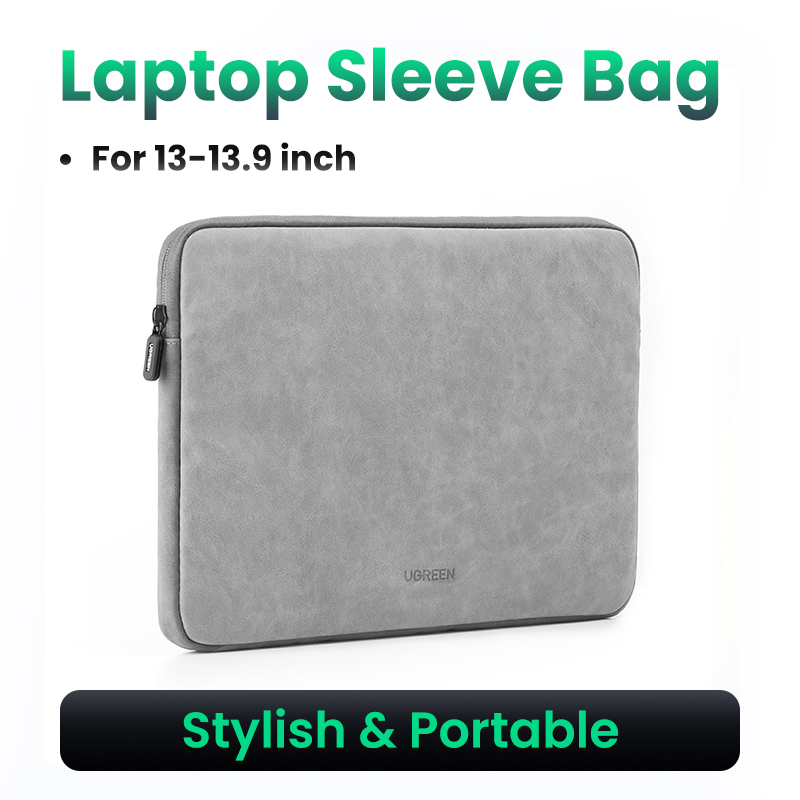 UGREEN 13.9 cala torba na laptopa dla MacBook Air Pro torba na notebooka torba na iPad teczka na komputer przenośny futerał na Tablet: LIGHT BLUE