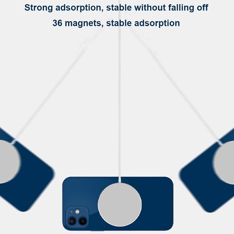 Magnetic Adsorption 15W Qi Wireless Chargers For iPhone 12 Pro Max Mini Magsafing Macsafe Charger Fast Charging Pad Dock Station