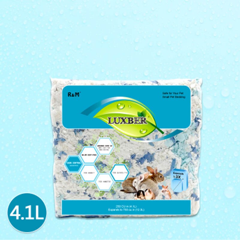 Hamster absorberend papier katoen cavia kattenbakvulling hamsterkooi papier zaagsel schoonmaakmiddelen 570g: Maat -2