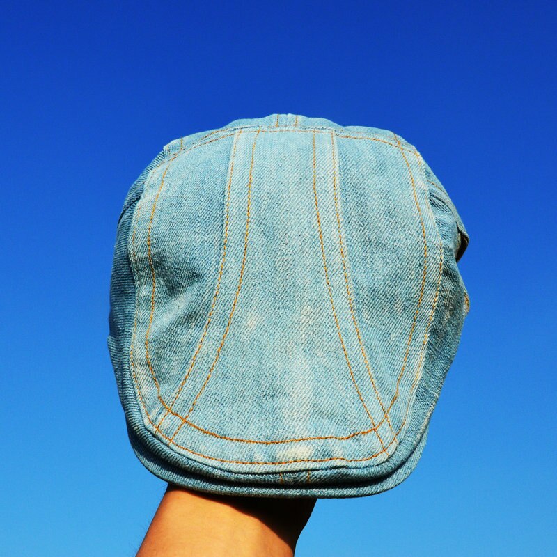 Klassiska cowboy baskerhattar för kvinnor män retro college stil denim basker tidningspojke kepsar vår höst vinter hatt visir