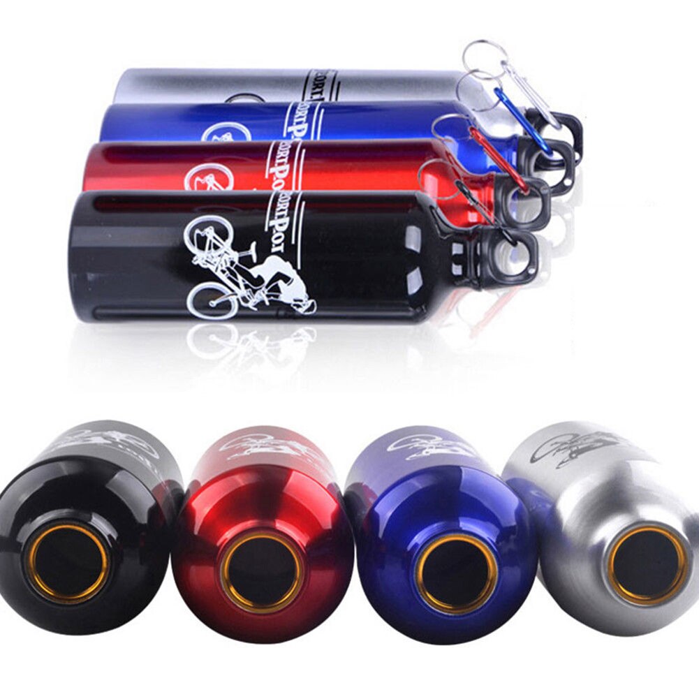 750ml bärbara utomhussporter cykling camping aluminium tålig legering anti-fall vattenflaska kopp