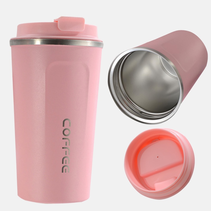 510/380ML Double acier inoxydable Thermos bouteille d'eau tasse à café épaissi voyage Thermo tasse pour Thermos fiole Termo café