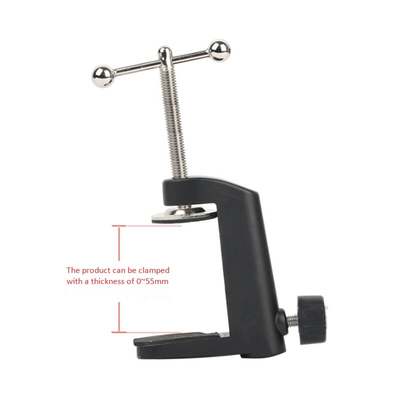 2 Stuks Zware Metalen Tafel Montage Klem Voor Microfoon Suspension Boom Scissor Arm Stand Houder