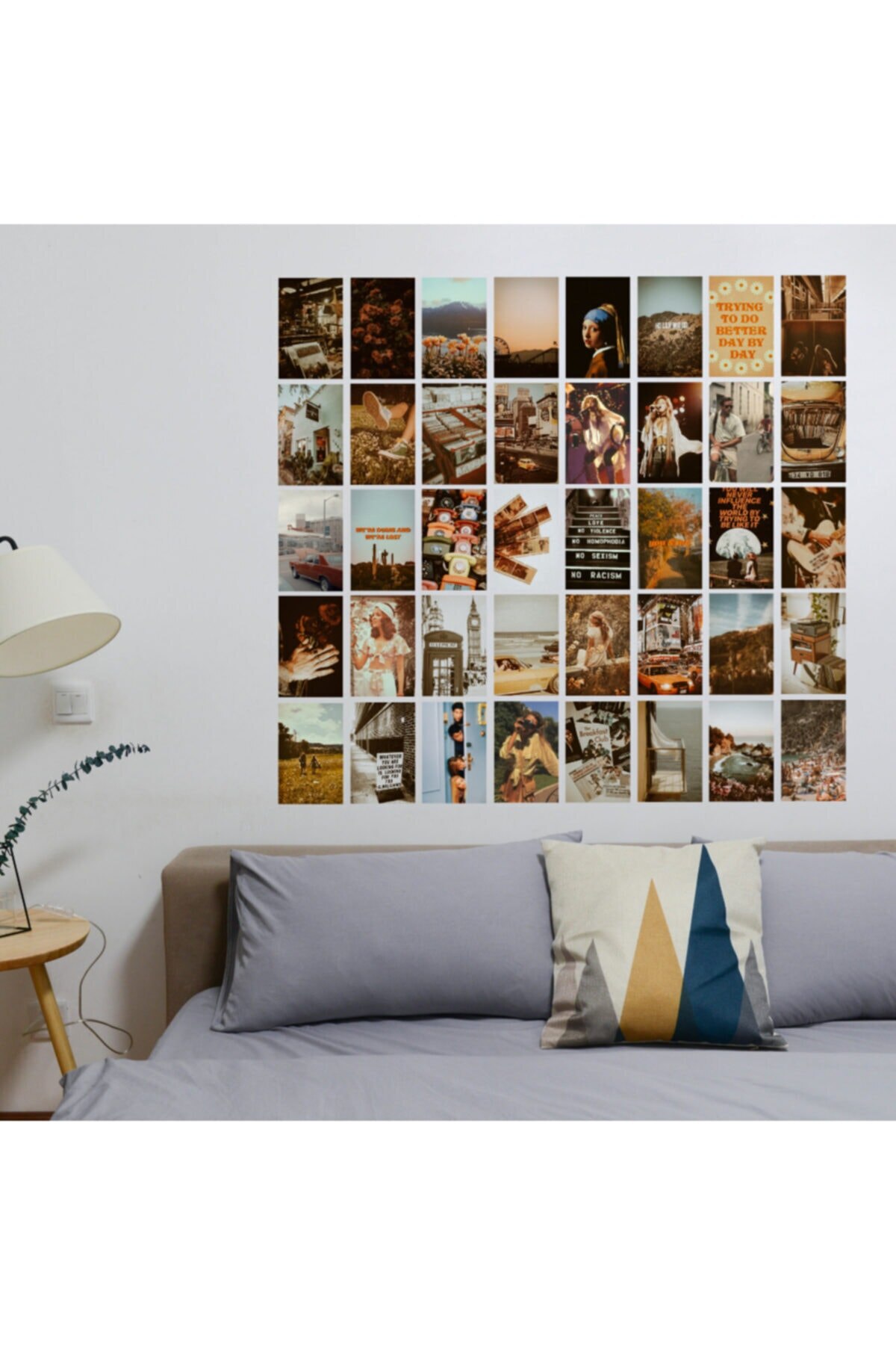 Retro Wall Poster Collage Set-40 Pcs-Aesthetic-Vintage Poster Set-10cm * 15cm