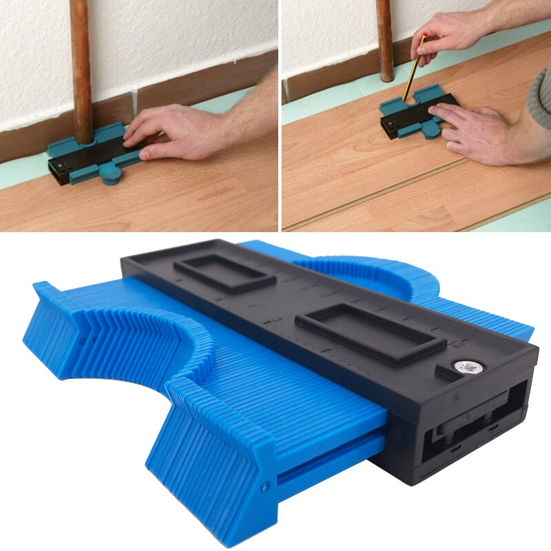 Jauge en plastique, profil de Contour, copieur Standard 5 largeur outil de marquage du bois carrelage carreaux stratifiés outils généraux bande