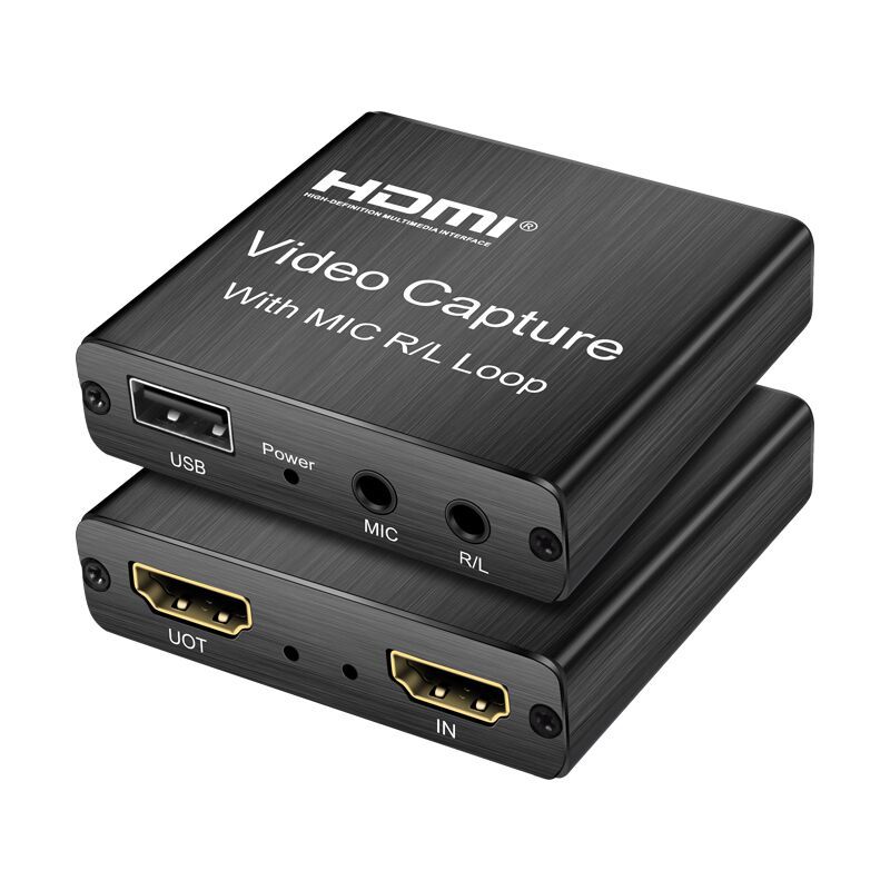 USB video capture card HDMI recording box OBS game live broadcast device local ring out