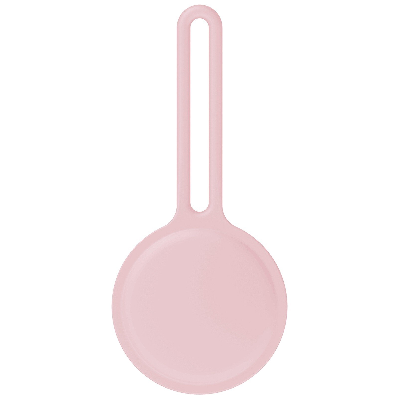 Porte-clé Apple Airtag en Silicone liquide, étui de protection Anti-perte pour dispositif de repérage Airtag Tracker: Rose