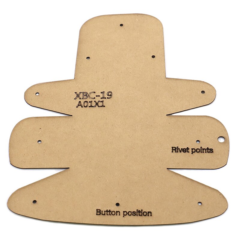 Leather Craft Personality Coin Purse Coin Bag Sewing Pattern DIY Kraft Paper Template 6*4cm