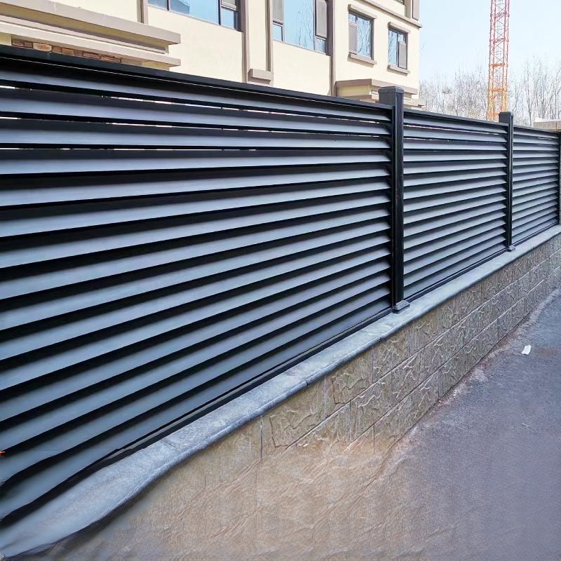 Garde-corps artistique en aluminium, clôture de cour de villa, balustrade murale domestique en alliage d'aluminium, clôture résidentielle, balcon, garde-corps chinois