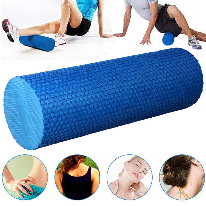 Pilates Foam Roller 60Cm Punt Eva Massage Roller Foam Roller Spier Herstel Roller Deep Tissue Massage Therapie Crossfit