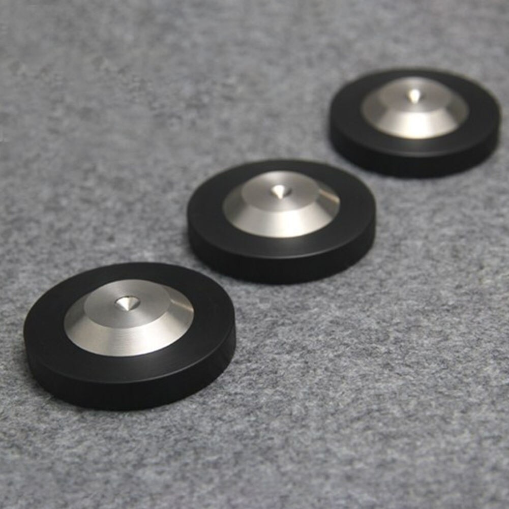 4pcs Accessories Mini Replacement Sound Floor Stands Isolation Mounts Speaker Spike Base Pad AMP DAC Feet Improve CD Shockproof