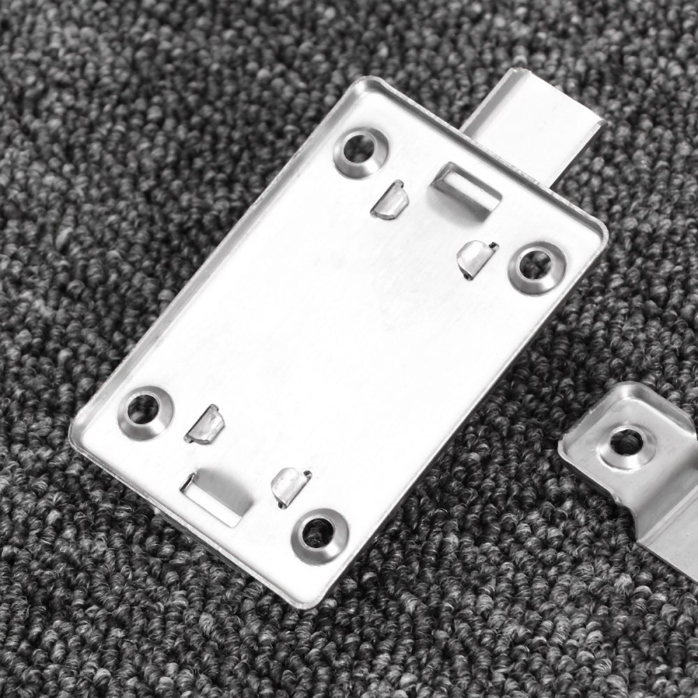 3pcs 3 Inch Stainless Steel Door Bolts Sliding Door Lock Slide Bolts Hasp Staple Gate Safety Lock for Internal Doors (Silv: Default Title