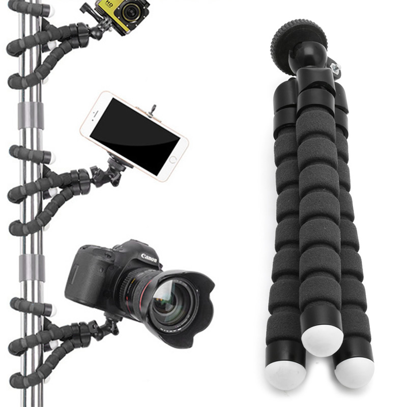 Fleksibel stativ stativ gorilla montere monopod holder blekksprut til gopro kamera hyq