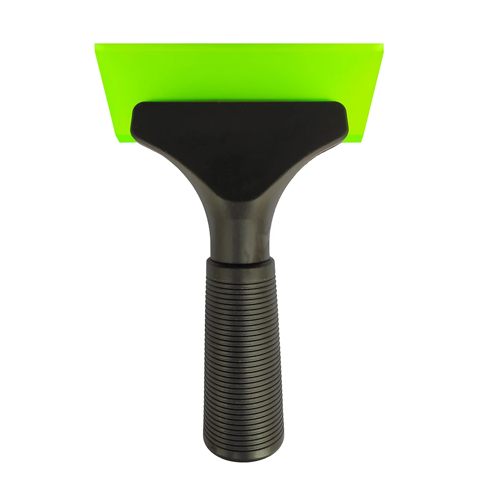 Rubber Squeegee Window Scraper Glass Wiper Car Cleaner Home Tools Brush For Washing Windows Glass Ceramic Floor Cleaning B69: green