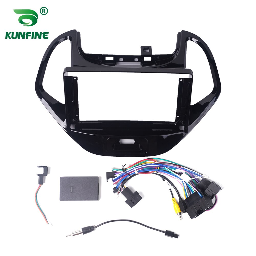 Car GPS Navigation Stereo For Ford FIGO Radio Fascias Panel Frame Fit 2Din 9 inch In Dash headunit screen
