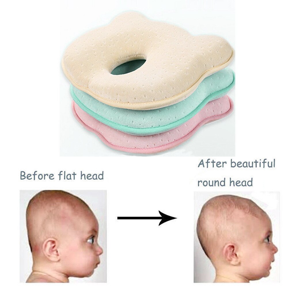 Memory Foam Baby Pillows Breathable Baby Shaping Pillows to Prevent Flat Head Ergonomic Newborns Pillow almofada infantil 0~12M