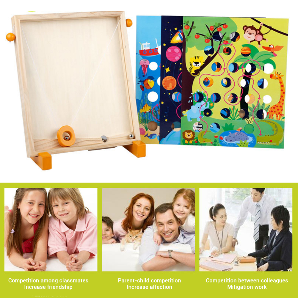 Kids Wooden Balance Game Board Hand-Eye Coordinati... – Grandado