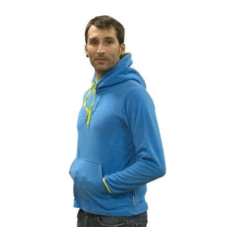 FORRO POLAR SOFTEE CLARK CON CAPUCHA NIÑO - 8 AÑOS - COLOR ROYAL Y PISTACHO