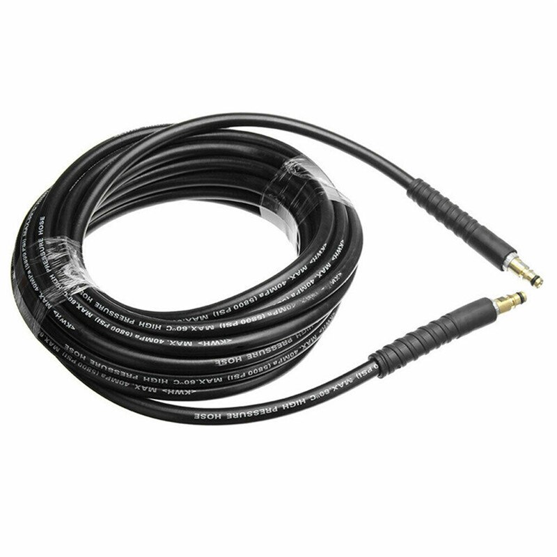 Svart högtryckstvätt vattenslang pvc mikro droppbevattning rör anläggning duschslang trädgård bevattningsslang: 8m